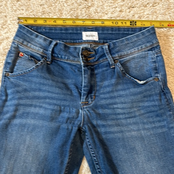 HUDSON 28 Collin Mid-Rise Skinny Jeans in Wonderwall, great pre loved condition - Picture 6 of 10